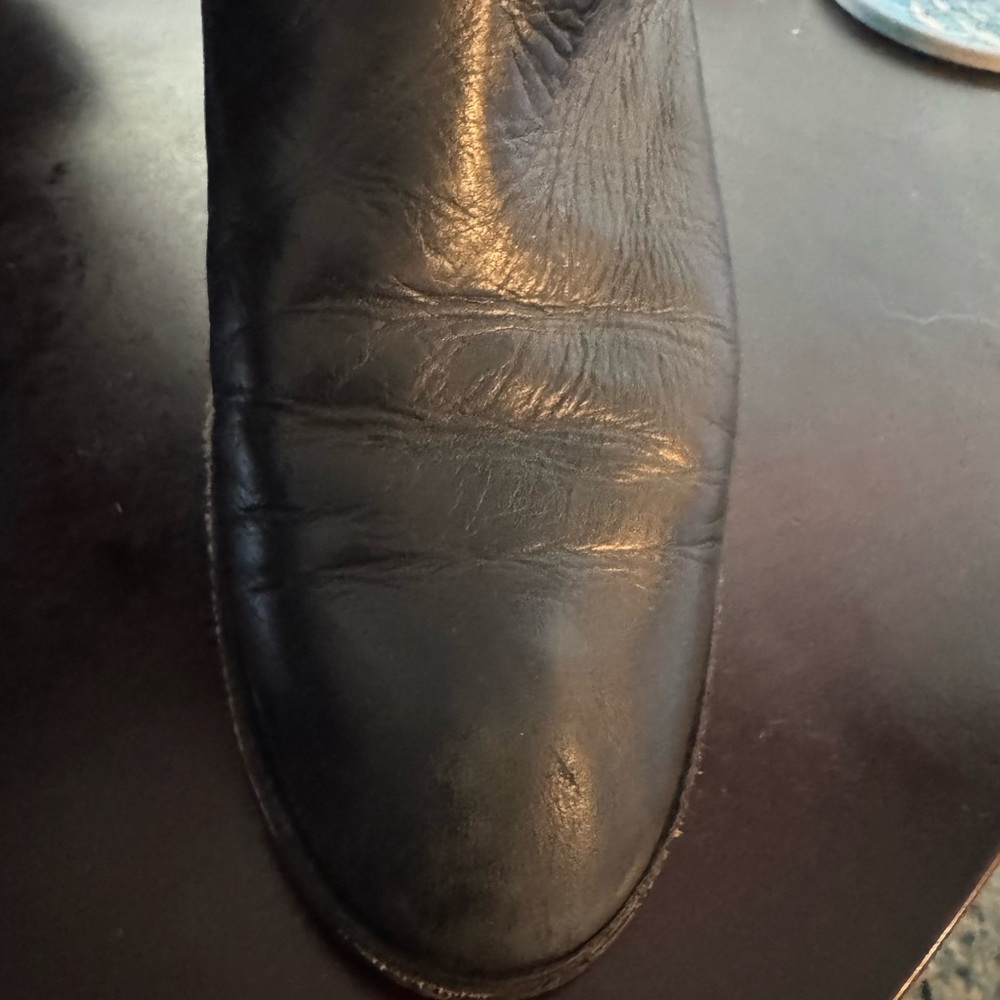 Frye Black Over the Knee Leather Boots - Picture 11 of 11